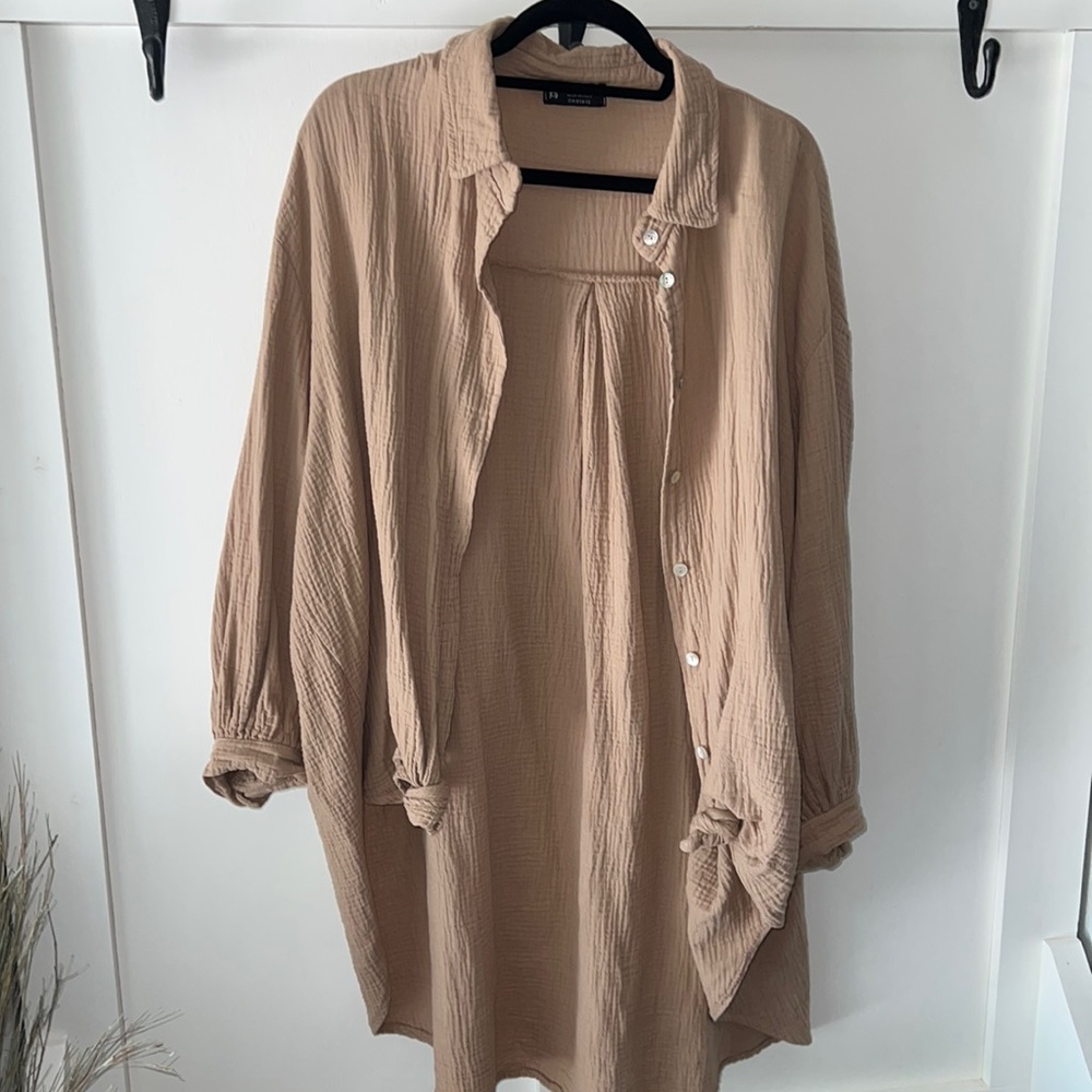 Bella Amore Made in Italy Tunic Button Down